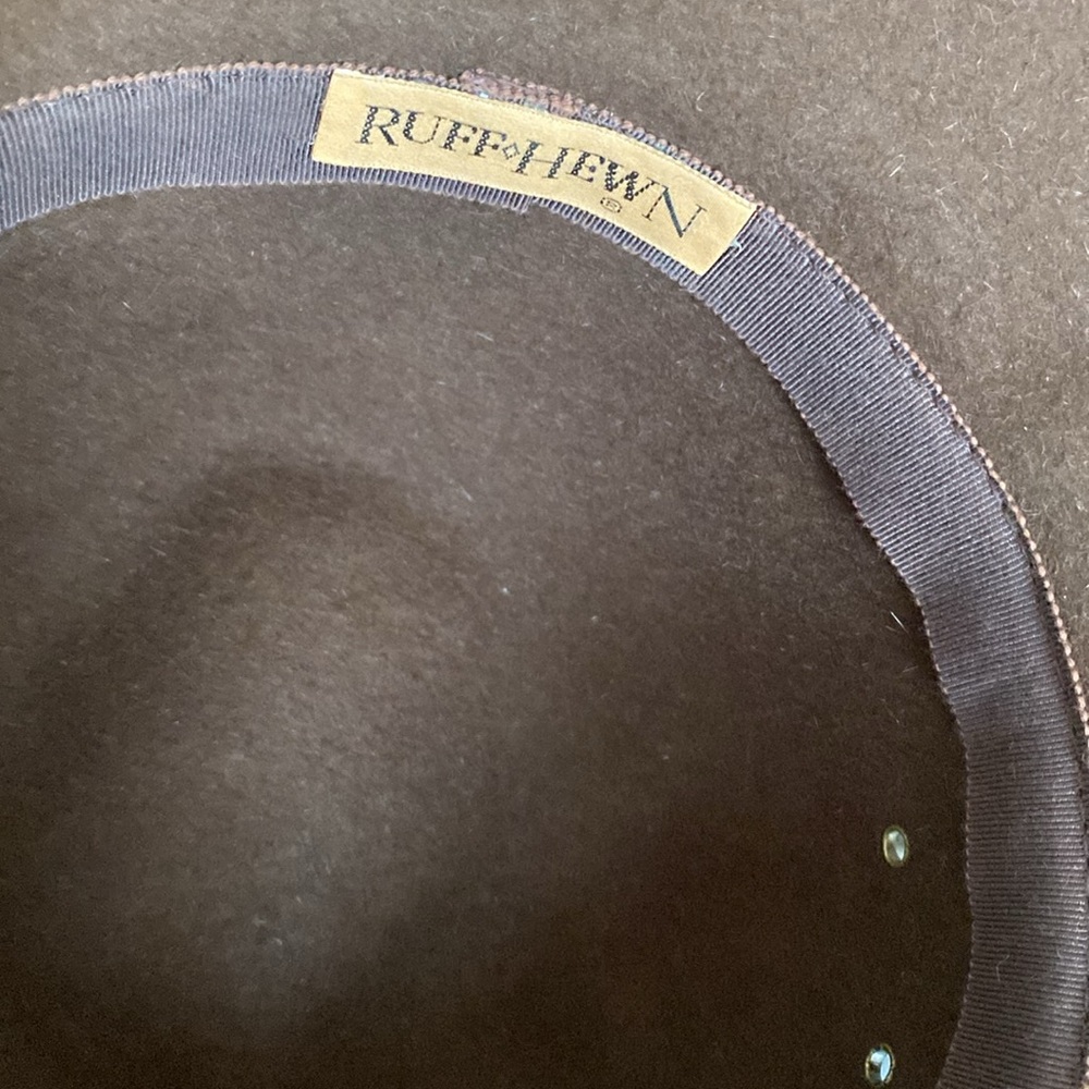 Vintage 70s wool felt hat - Picture 2 of 3